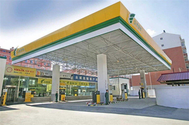 福安加气站钢结构网架案例7